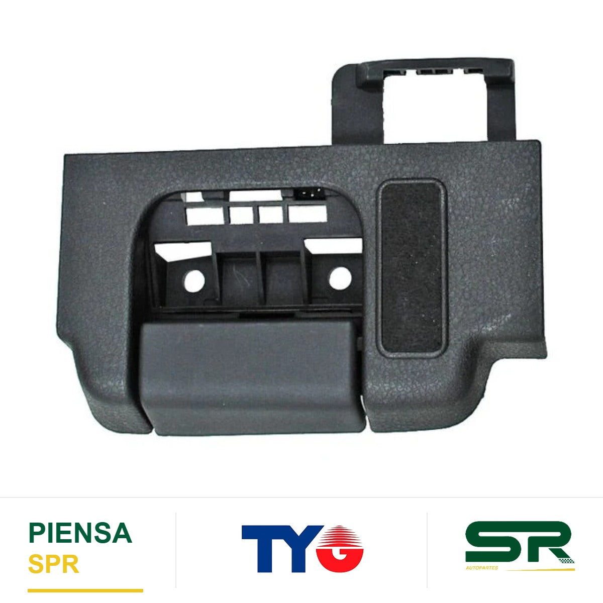 MANIJA INTERIOR TRASERA DERECHA NEGRA PLÁSTICO FORD PICKUP 2009-2014 CABINA EXTENDIDA TYG