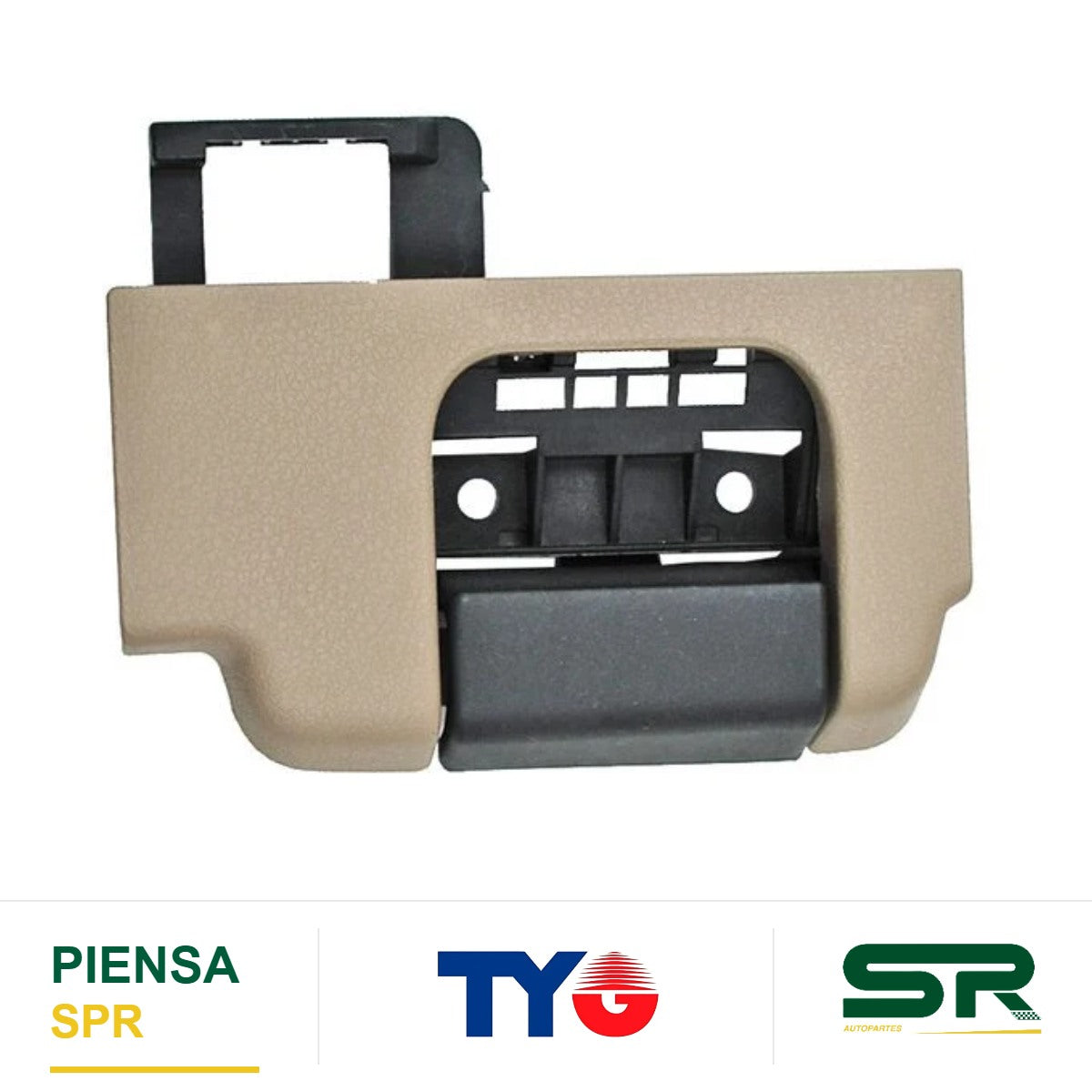 MANIJA INTERIOR TRASERA IZQUIERDA PLÁSTICO FORD PICKUP 2009-2014 CABINA EXTENDIDA CAFE TYG