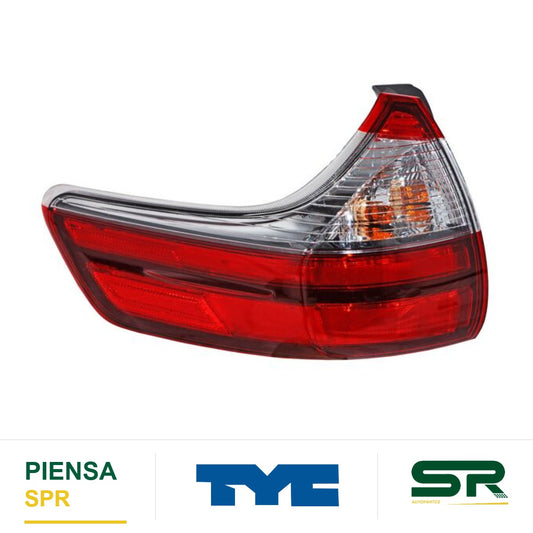 CALAVERA IZQUIERDA CON ARNÉS OSCURA TOYOTA SIENNA 20 TYC