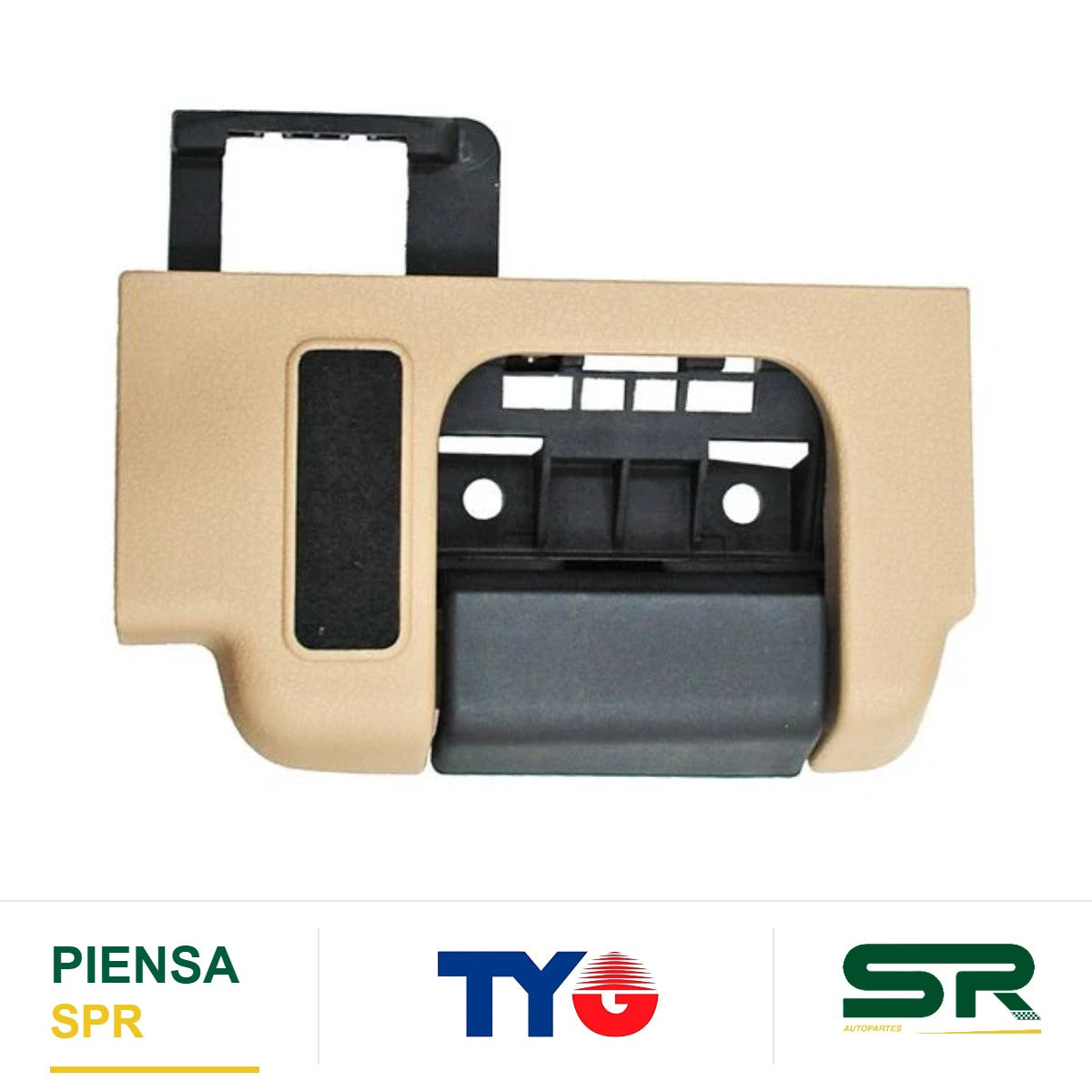MANIJA INTERIOR TRASERA IZQUIERDA BEIGE PLÁSTICO FORD PICKUP 2009-2014 CABINA EXTENDIDA TYG
