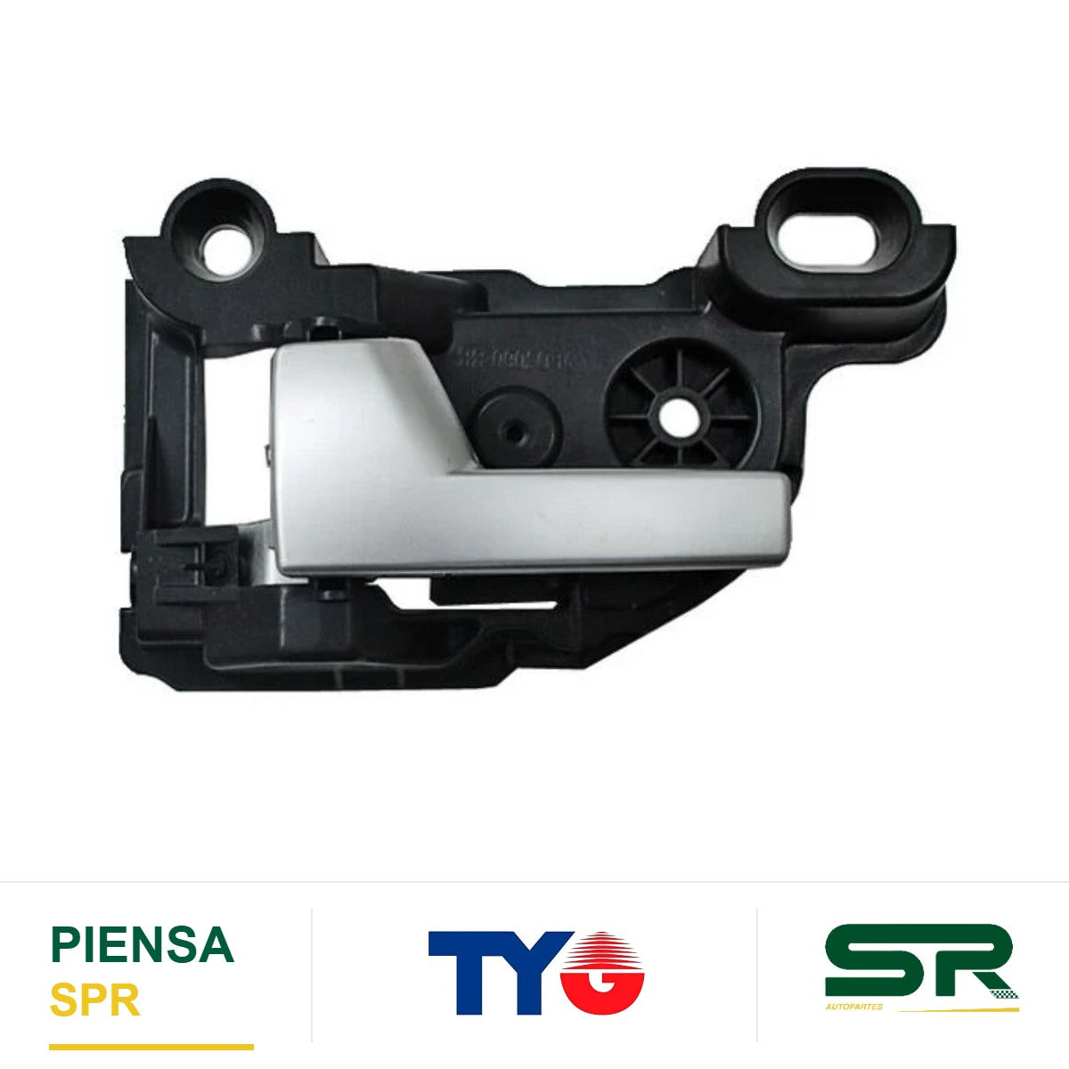 MANIJA INTERIOR TRASERA IZQUIERDA NEGRA PLATA PLÁSTICO FORD FIVE HUNDRED 2005-2007 TYG