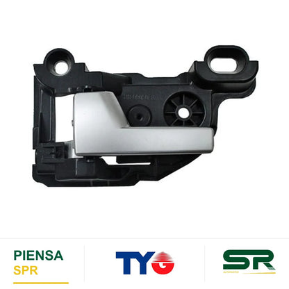 MANIJA INTERIOR TRASERA IZQUIERDA NEGRA PLATA PLÁSTICO FORD FIVE HUNDRED 2005-2007 TYG