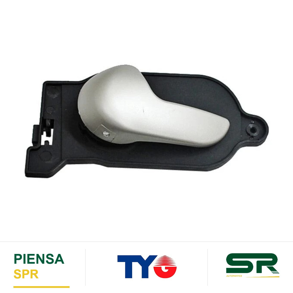 MANIJA INTERIOR DELANTERA IZQUIERDA BEIGE PLÁSTICO FORD FIESTA 2003-2010 / ECOSPORT 2004-2012 / TRAS TYG