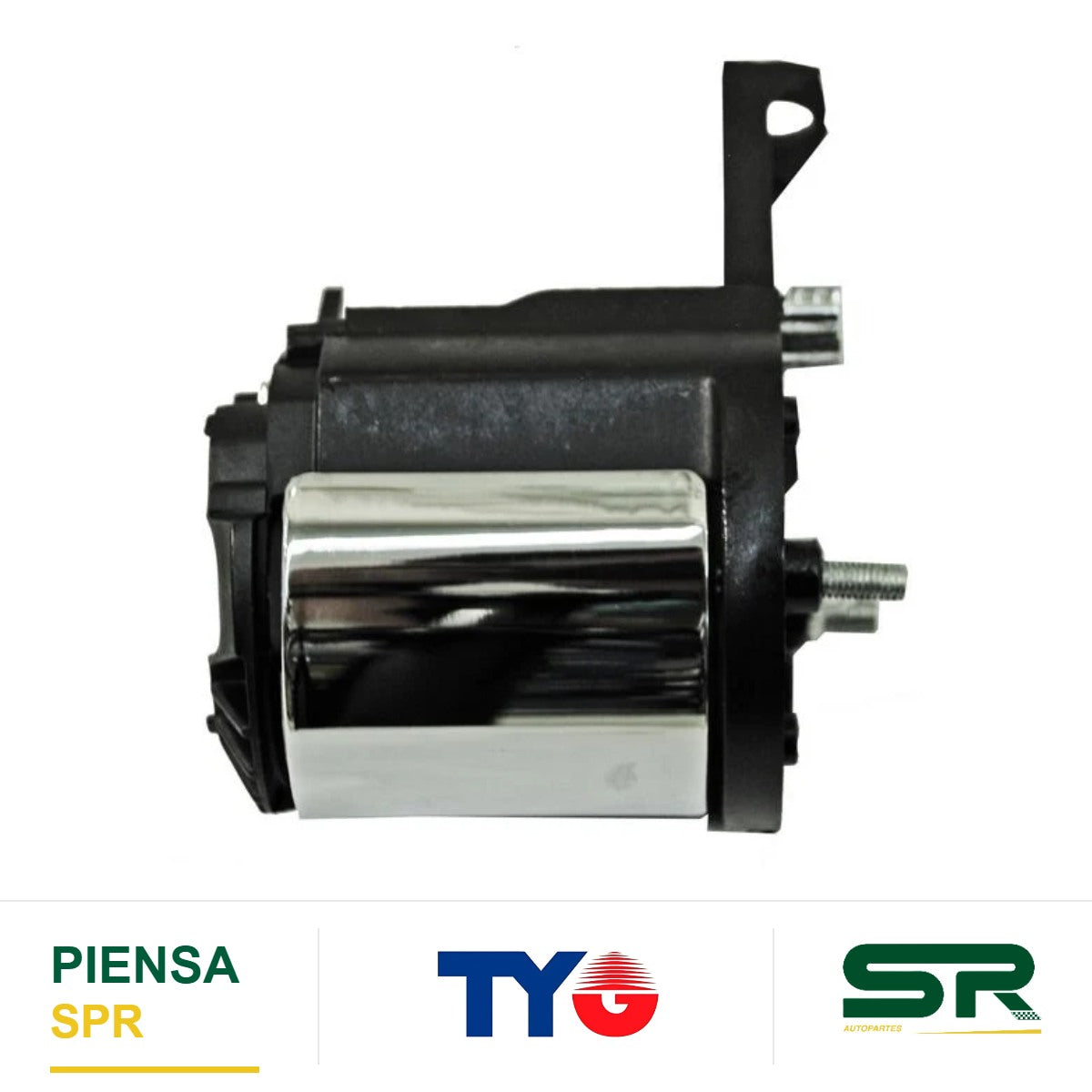 MANIJA INTERIOR DELANTERA IZQUIERDA NEGRA CROMADA PLÁSTICO FORD EXPLORER / MOUNTAINEER 2006-2010 / SPORT TRAC 2007-2010 TYG