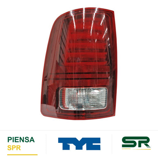 CALAVERA IZQUIERDA CON ARNÉS LED CROMADO DODGE / CHRYSLER SIN FILO PU 2013-2018 TYC