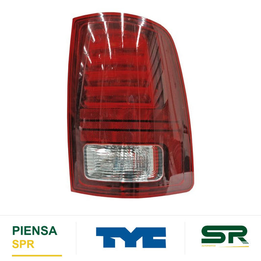CALAVERA DERECHA CON ARNÉS LED CROMADO DODGE / CHRYSLER SIN FILO PU 2013-2018 TYC