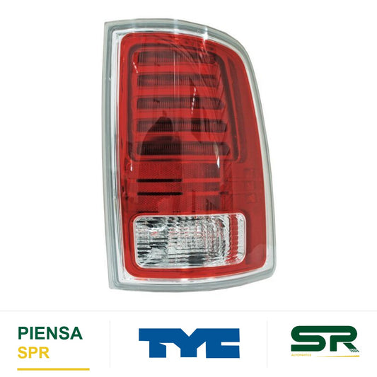 CALAVERA DERECHA CON ARNÉS LED CROMADO DODGE / CHRYSLER FILO PU 2013-2018 TYC