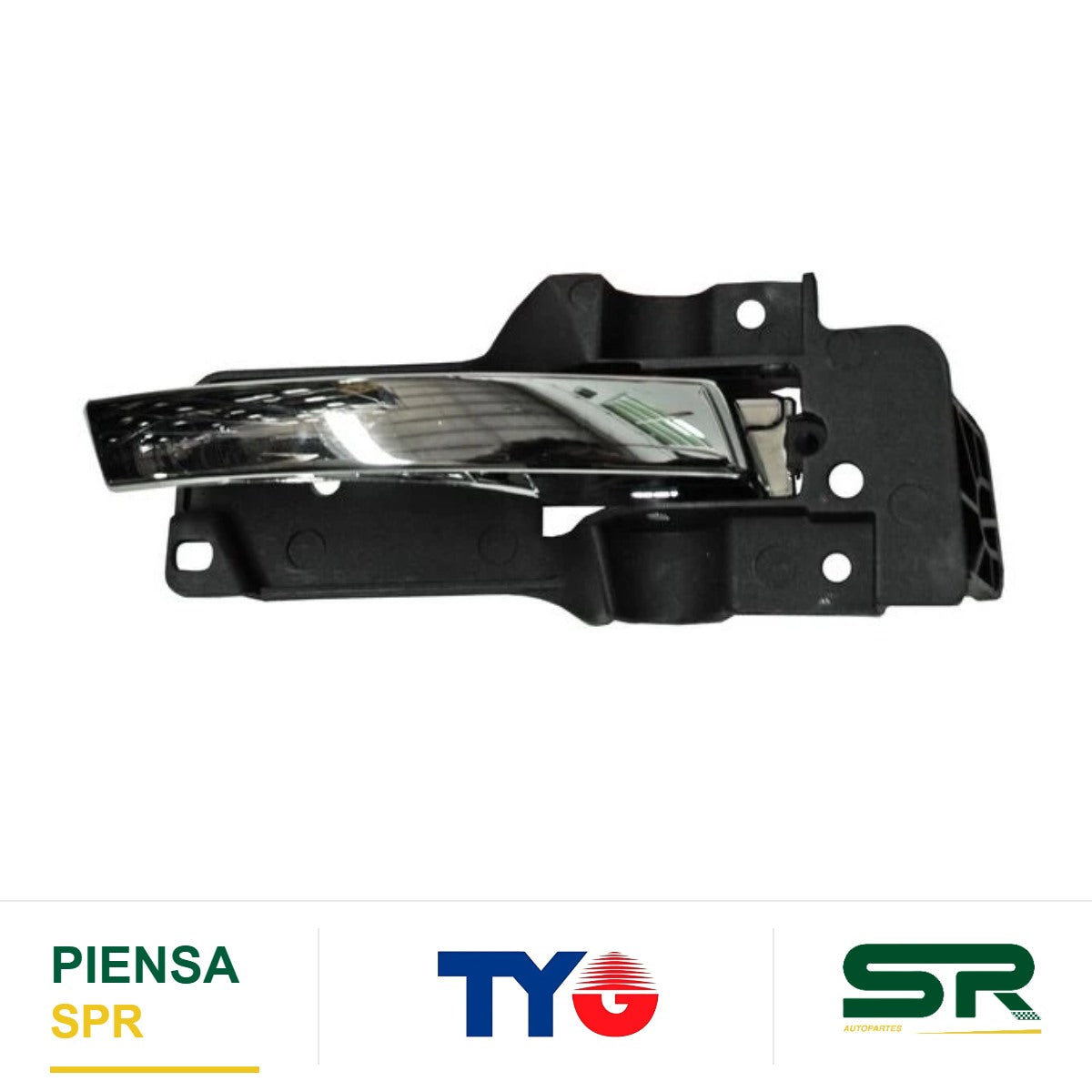 MANIJA INTERIOR DELANTERA DERECHA CROMADA PLÁSTICO DODGE VOYAGER / CARAVAN / TOWN & COUNTRY 2008-2018 TYG