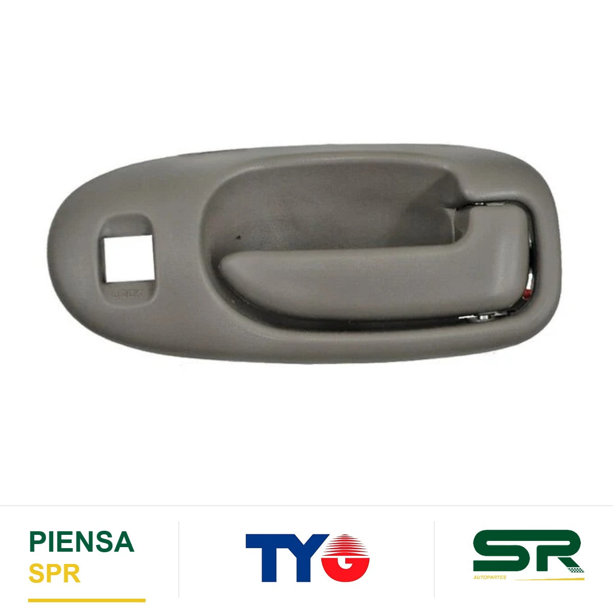 MANIJA INTERIOR DELANTERA DERECHA GRIS PLÁSTICO DODGE STRATUS 2001-2006 / SEBRING 2001-2006 CLARO TYG