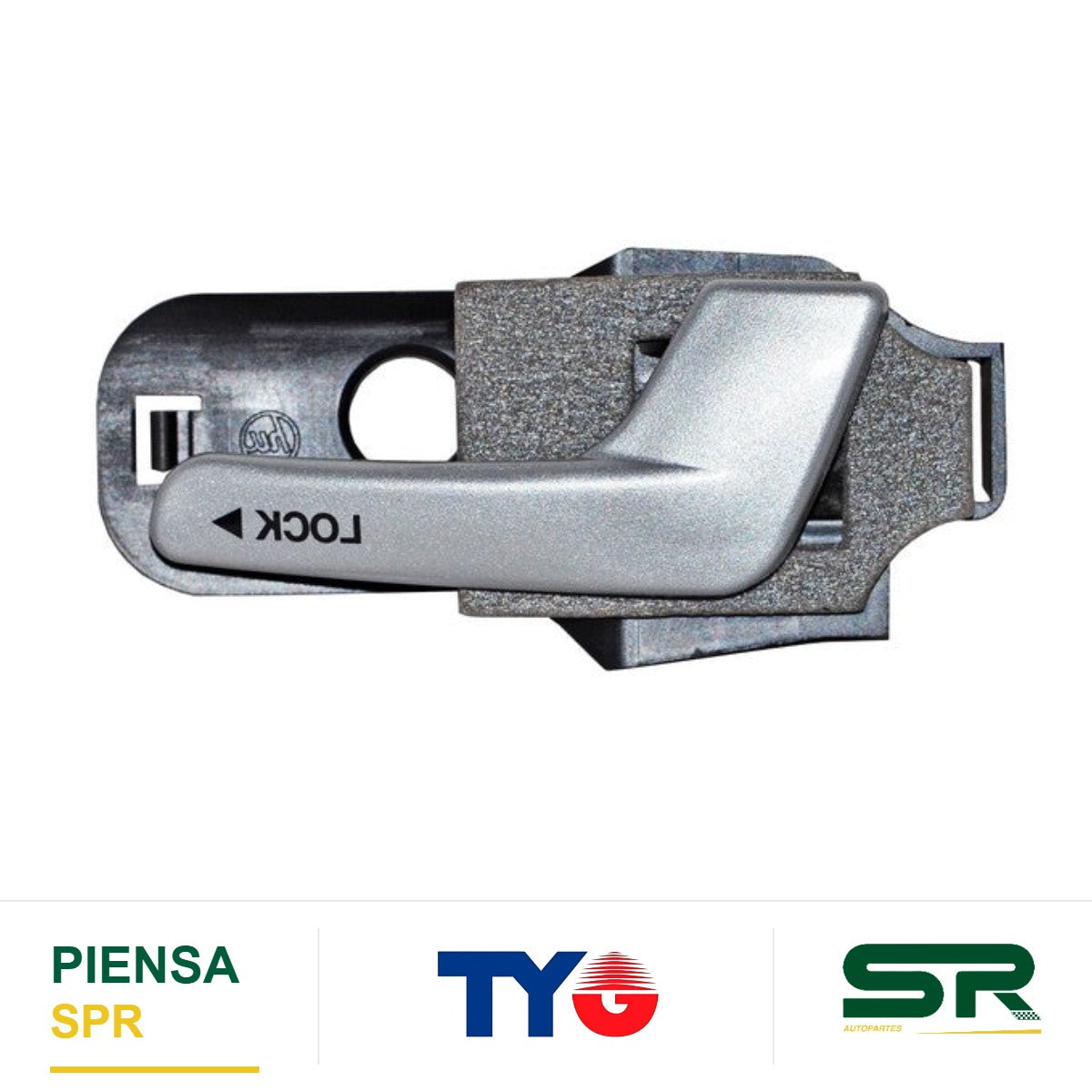 MANIJA INTERIOR DELANTERA IZQUIERDA GRIS PLÁSTICO DODGE RAM 700 2018-2020 / STRADA 2005-2014 732 TYG
