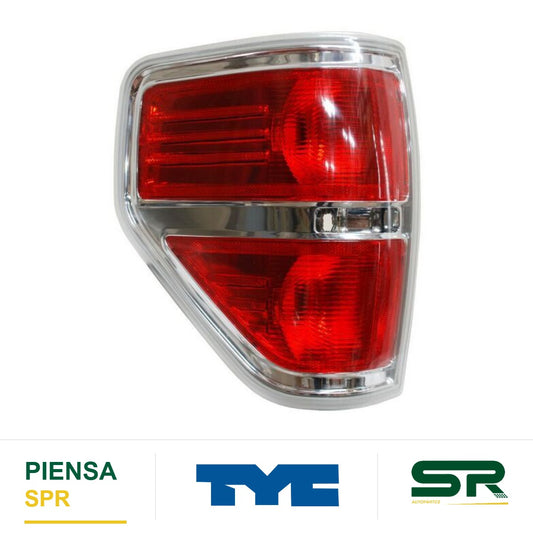 CALAVERA IZQUIERDA SIN ARNÉS CROMADO FORD FILO PU 2009-2014 TYC