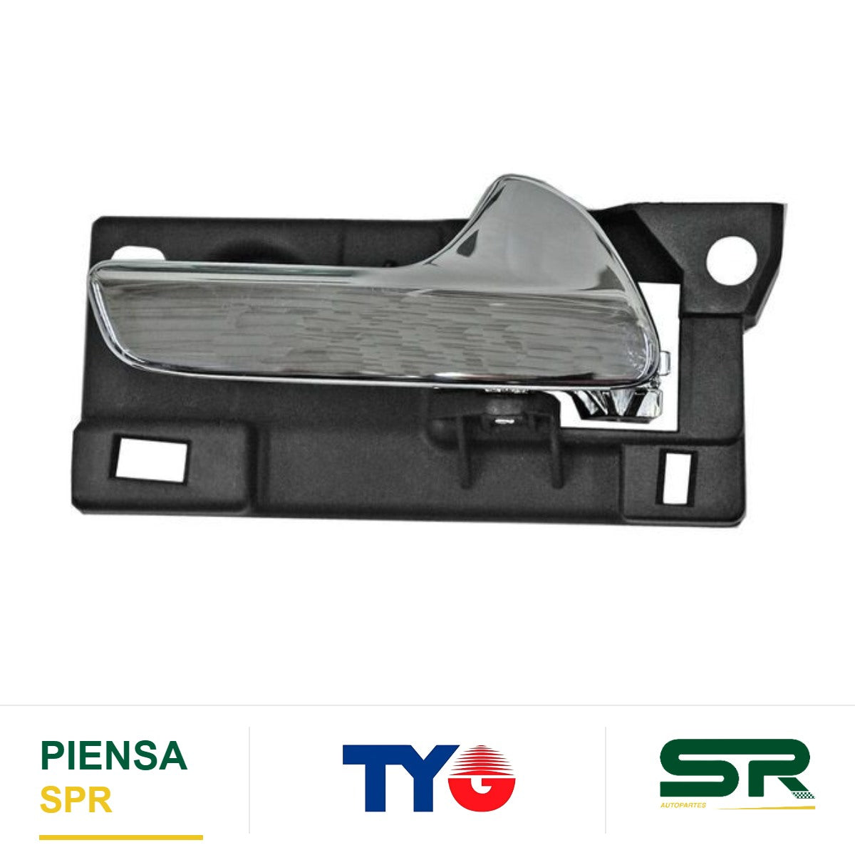 MANIJA INTERIOR DELANTERA IZQUIERDA CROMADA PLÁSTICO DODGE DURANGO 2011-2024 / TRAS TYG