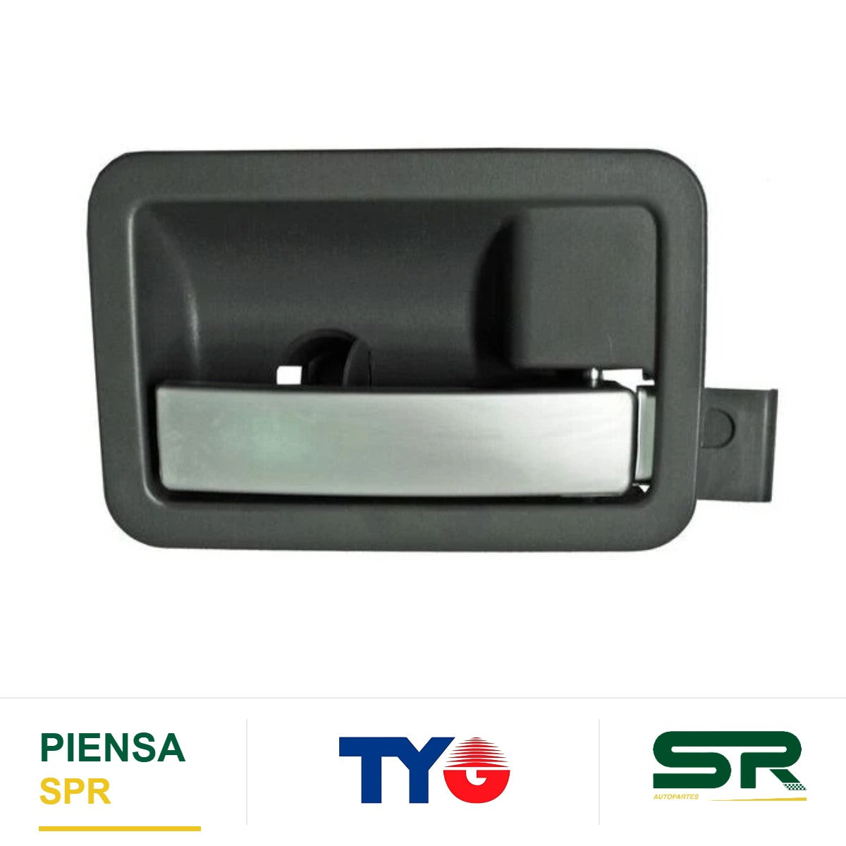 MANIJA INTERIOR DELANTERA DERECHA GRIS PLATA PLÁSTICO DODGE DAKOTA 2005-2012 / DURANGO 2004-2009 / ASPEN 2007-2009 / / TRAS TYG