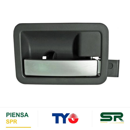 MANIJA INTERIOR DELANTERA DERECHA GRIS PLATA PLÁSTICO DODGE DAKOTA 2005-2012 / DURANGO 2004-2009 / ASPEN 2007-2009 / / TRAS TYG