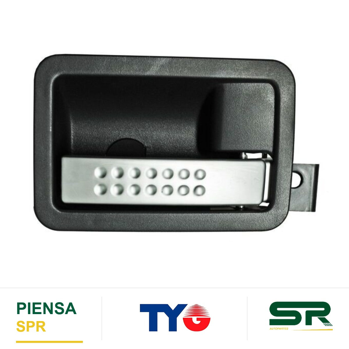 MANIJA INTERIOR DELANTERA DERECHA GRIS PLATA PLÁSTICO DODGE DAKOTA 2005-2012 OSCURO / / TRAS TYG