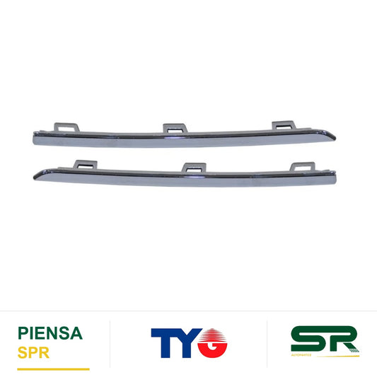MOLDURA RENAULT PARRILA LOGAN 2023 2024 JGO CROM LH RH TYG MPRLO22CJ