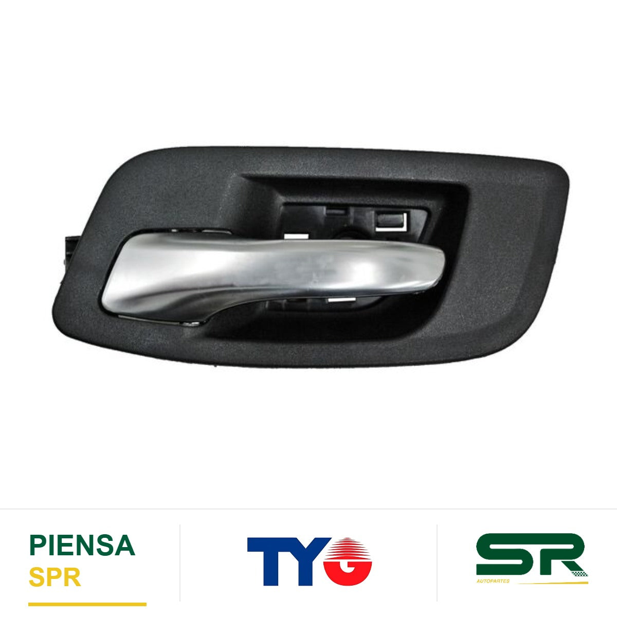 MANIJA INTERIOR DELANTERA IZQUIERDA NEGRA CROMADA PLÁSTICO DODGE CHRYSLER 300 2011-2016 TYG