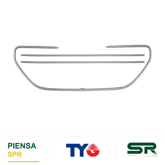 MOLDURA PEUGEOT PARRILLA PEUGEOT 301 2013 2017 PLATA 3 PZAS TYG 1608716080