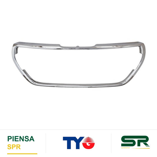 MOLDURA PEUGEOT PARRILLA PEUGEOT 208 2017 2021 CROMADA AGT TYG MPP20817C