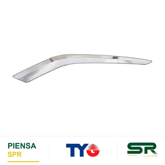 MOLDURA PEUGEOT PARRILLA PEUGEOT 208 2017 2021 CROMADA IZQUIERDO TYG MPP20817L