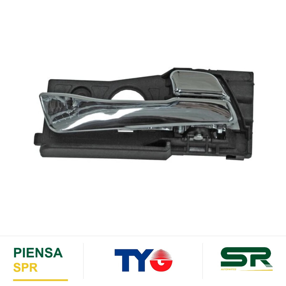 MANIJA INTERIOR TRASERA DERECHA CROMADA PLÁSTICO DODGE ATTITUDE 2012-2014 TYG