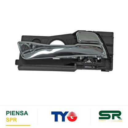 MANIJA INTERIOR TRASERA DERECHA CROMADA PLÁSTICO DODGE ATTITUDE 2012-2014 TYG