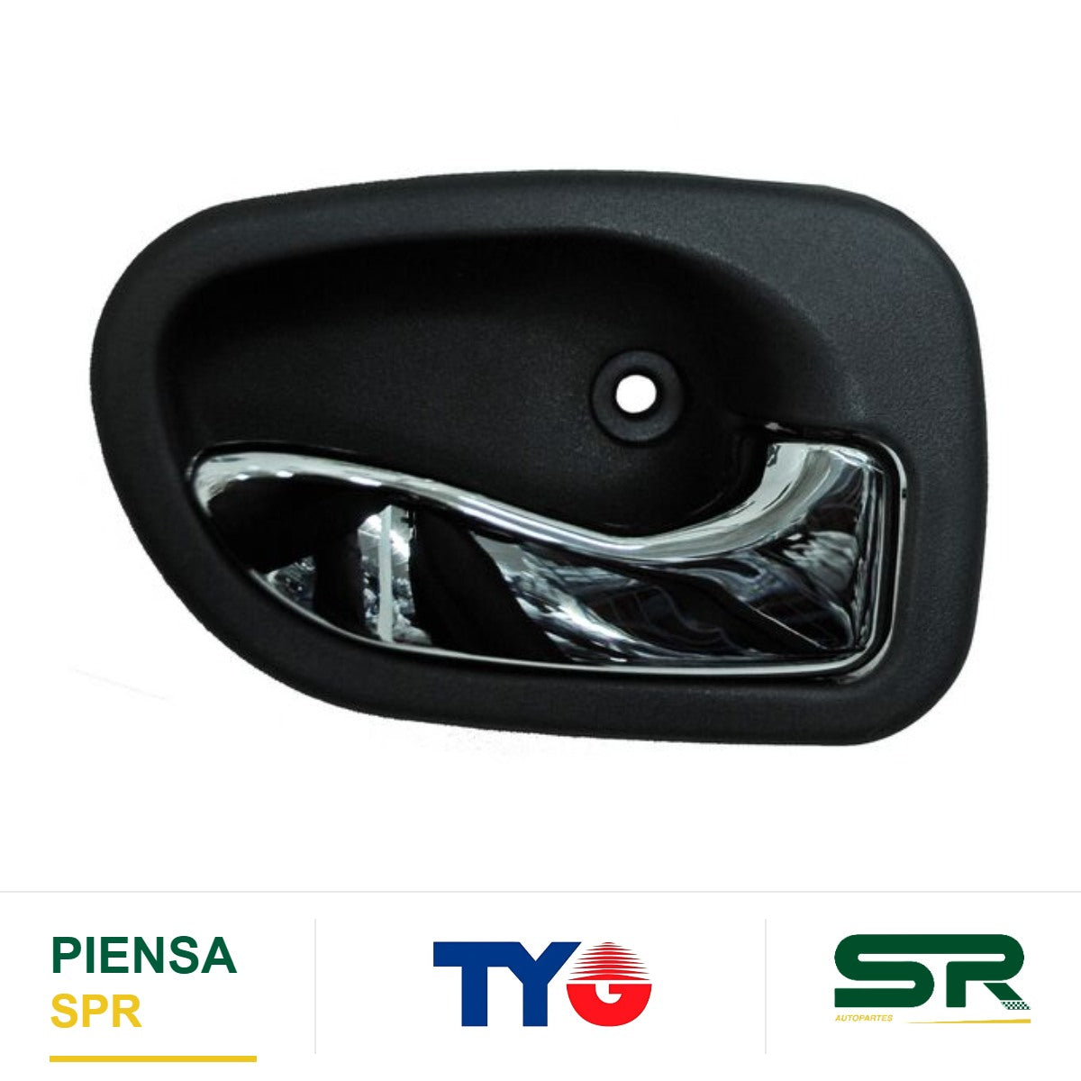 MANIJA INTERIOR DELANTERA DERECHA CROMADA GRIS PLÁSTICO DODGE ATOS 2000-2012 TYG