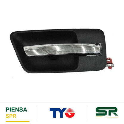 MANIJA INTERIOR DELANTERA DERECHA NEGRA CROMADA PLÁSTICO DODGE 300C 2008-2010 / / TRAS TYG