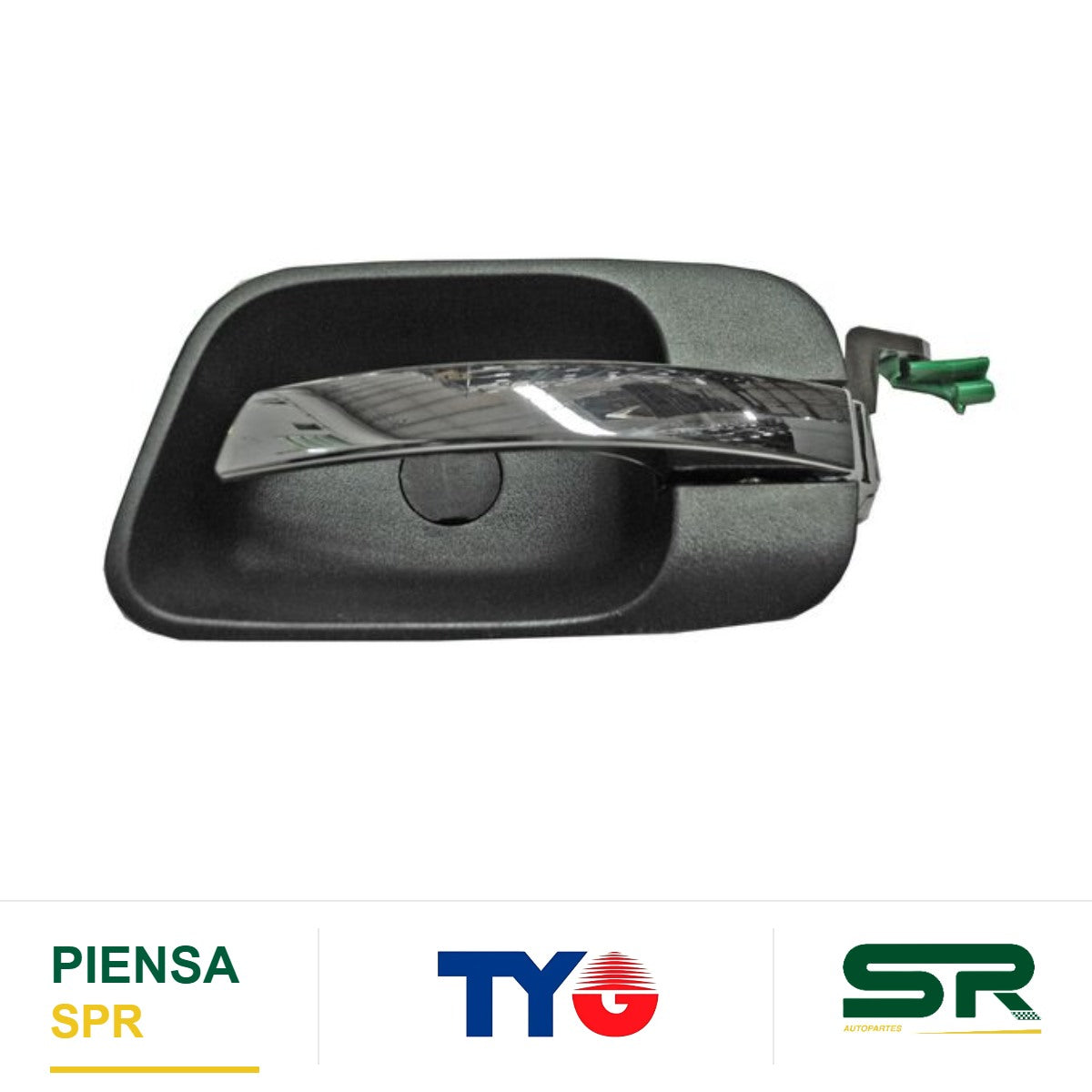 MANIJA INTERIOR DELANTERA DERECHA NEGRA CROMADA PLÁSTICO DODGE 300C 2005-2007 / / TRAS TYG