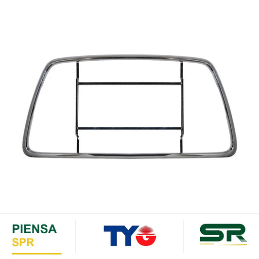 MOLDURA MITSUBISHI PARRILLA LANCER 2008 2015 SPORT CROMADA TYG 6400B398