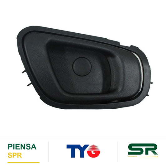 MANIJA INTERIOR DELANTERA DERECHA NEGRA PLÁSTICO CHEVROLET SPARK 2011-2017 / BEAT 2018-2021 TYG
