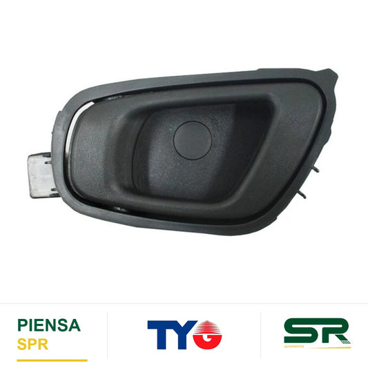 MANIJA INTERIOR TRASERA IZQUIERDA GRIS PLÁSTICO CHEVROLET SPARK 2011-2017 / BEAT 2018-2021 TYG