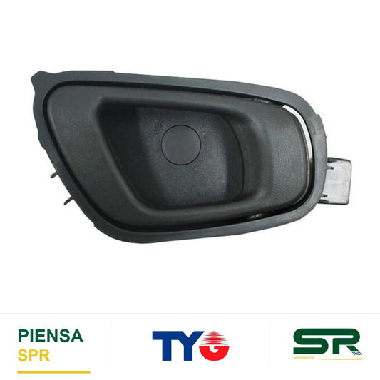 MANIJA INTERIOR TRASERA DERECHA GRIS PLÁSTICO CHEVROLET SPARK 2011-2017 / BEAT 2018-2021 TYG