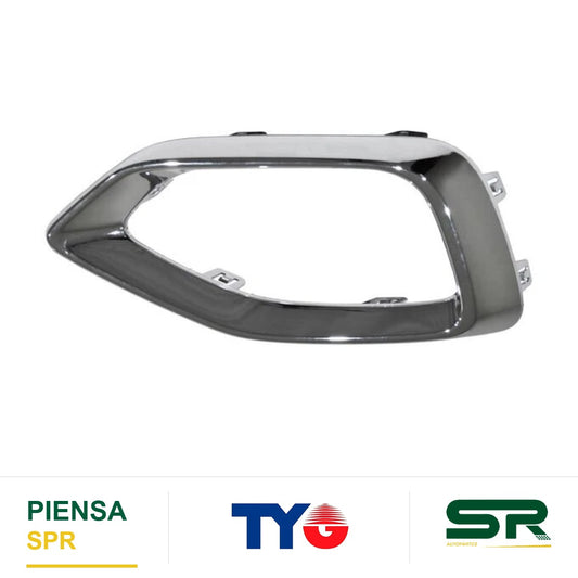 MOLDURA MG PARRILLA MG HS 2021 2024 CROM IZQUIERDO TYG MPMGHS21L