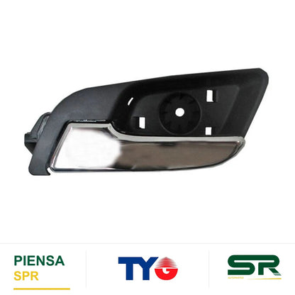 MANIJA INTERIOR DELANTERA DERECHA NEGRA CROMADA PLÁSTICO CHEVROLET SONIC 2012-2017 TYG