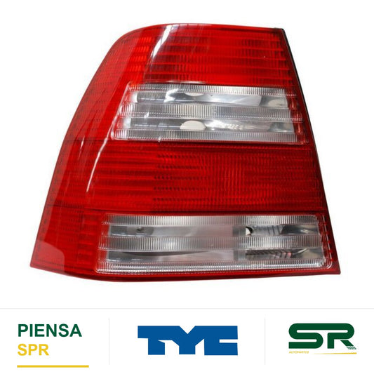 CALAVERA IZQUIERDA SIN ARNÉS ROJO/BLANCO VOLKSWAGEN JETTA 2004-2007 TYC
