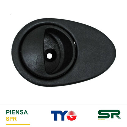 MANIJA INTERIOR DELANTERA IZQUIERDA PLÁSTICO CHEVROLET MATIZ 2004-2005 / TRAS CORRUGADA TYG