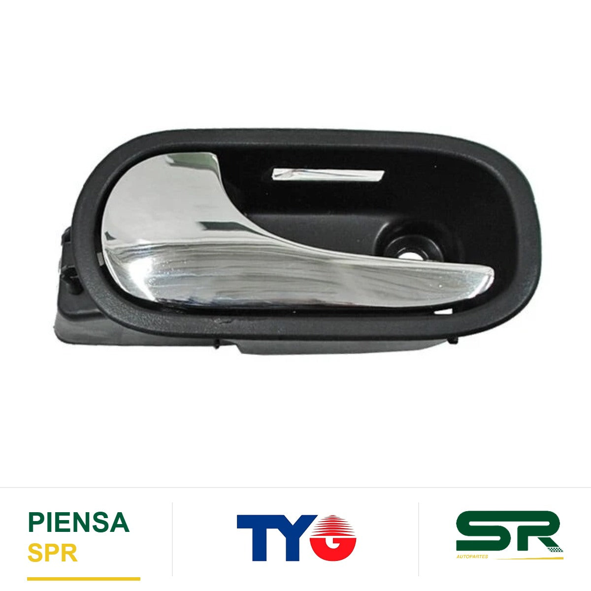 MANIJA INTERIOR DELANTERA IZQUIERDA NEGRA CROMADA PLÁSTICO CHEVROLET MALIBU 2008-2012 TYG