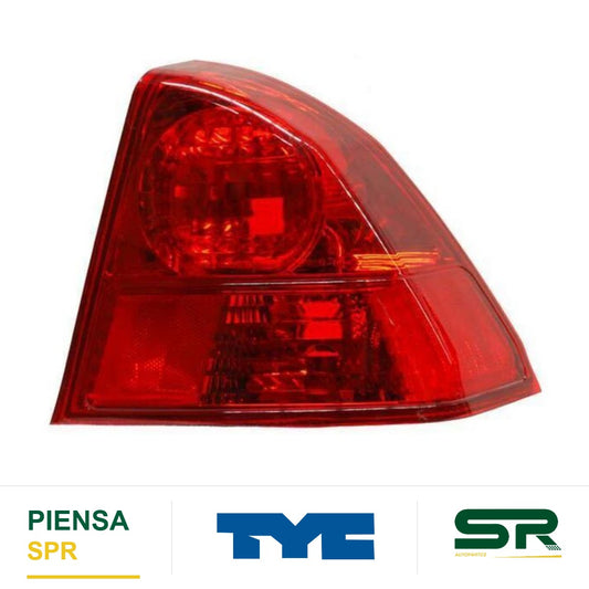 CALAVERA DERECHA 4 PUERTAS SIN ARNÉS HONDA ROJO CIVIC 2003-2005 TYC