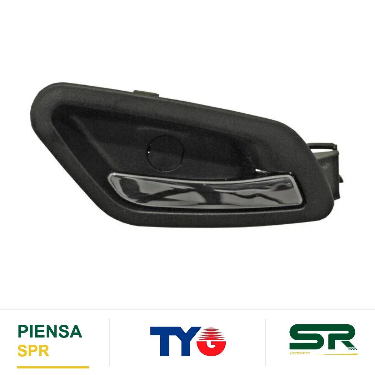 MANIJA INTERIOR TRASERA DERECHA NEGRA CROMADA PLÁSTICO CHEVROLET G6 2005-2009 TYG