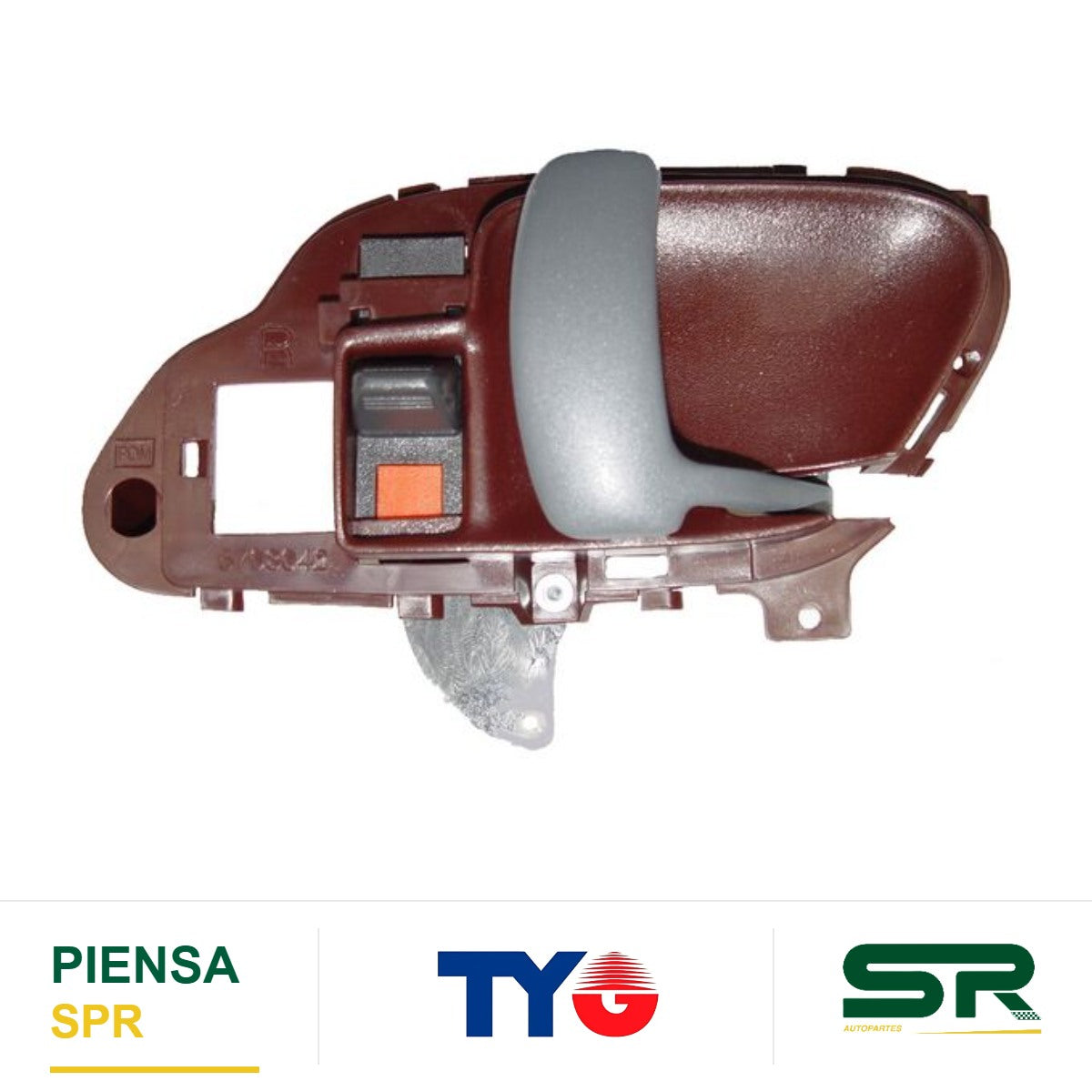 MANIJA INTERIOR DERECHA PLÁSTICO CHEVROLET PICKUP / SUB / BLAZER / YUKON / TAHOE / ESCLADE 1995-1998 ROJA TYG