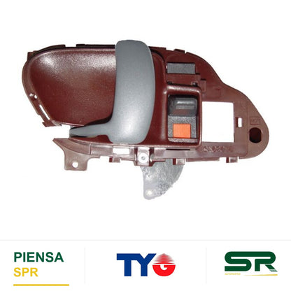 MANIJA INTERIOR IZQUIERDA PLÁSTICO CHEVROLET PICKUP / SUB / BLAZER / YUKON / TAHOE / ESCALADE 1995-1998 ROJA TYG