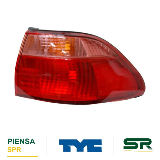CALAVERA DERECHA 4 PUERTAS SIN ARNÉS ROJO/BLANCO HONDA ACCORD 1998-2000 TYC
