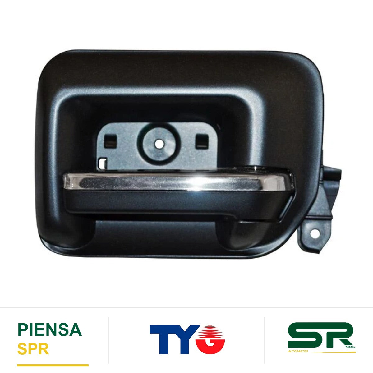 MANIJA INTERIOR TRASERA DERECHA NEGRA CROMADA CHEVROLET PICKUP / GMC PICKUP 2014-2018 TYG