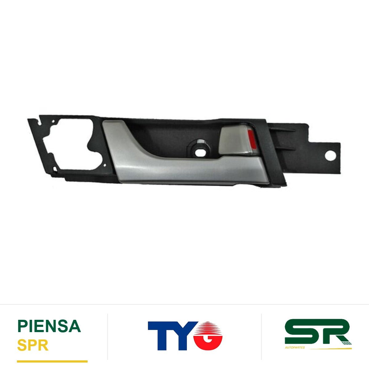 MANIJA INTERIOR TRASERA DERECHA NEGRA PLATA PLÁSTICO CHEVROLET CAPTIVA 2008-2011 TYG