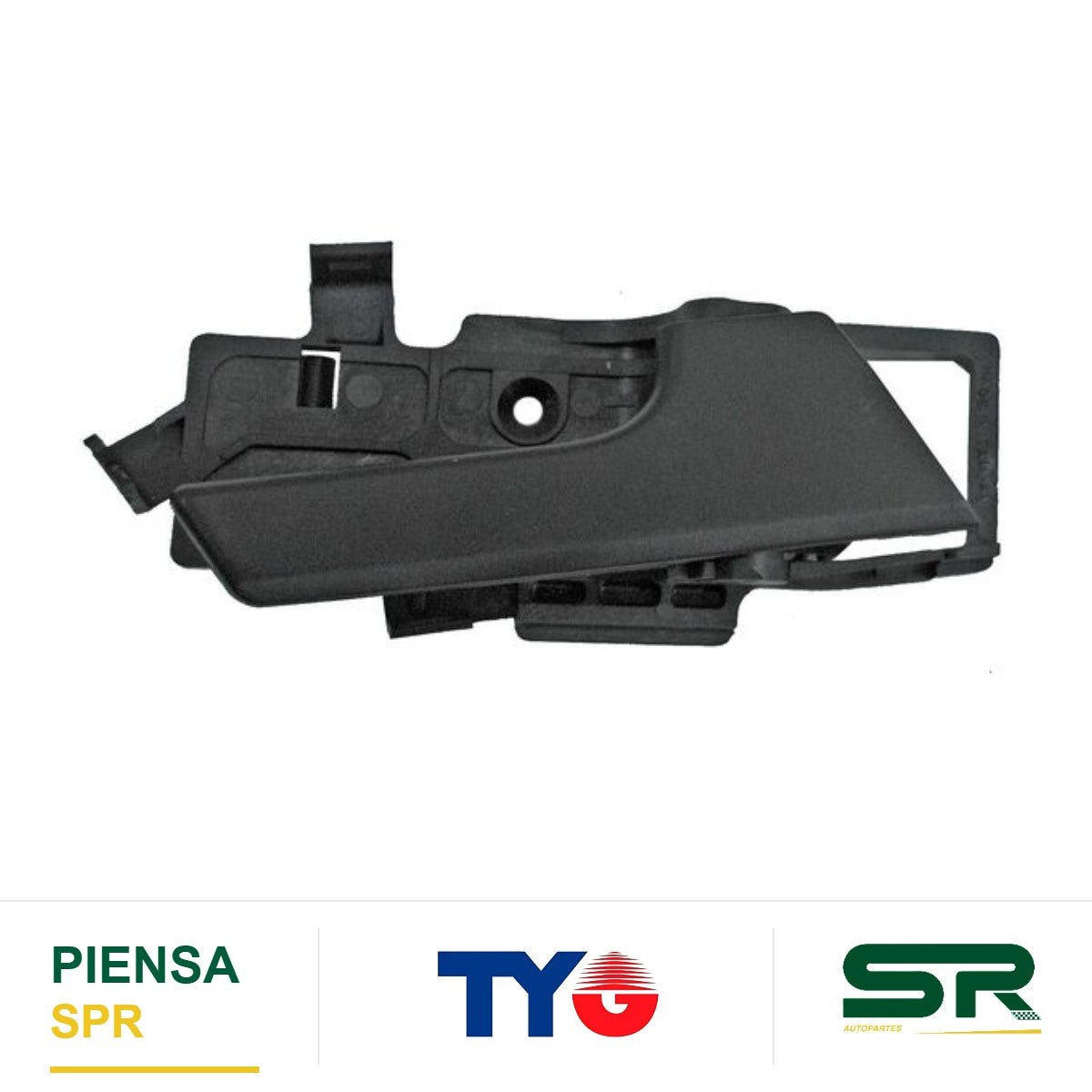 MANIJA INTERIOR DELANTERA DERECHA NEGRA PLÁSTICO CHEVROLET AVEO 2007-2017 / PONTIAC G3 2006-2009 / TRAS TYG