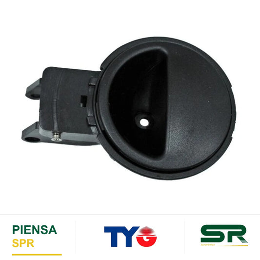 MANIJA INTERIOR DELANTERA IZQUIERDA NEGRA PLÁSTICO CHEVROLET AVEO 2004-2007 TYG