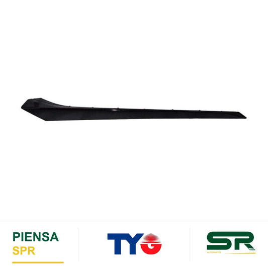 MOLDURA HONDA PARRILLA CIVIC 2016 2020 LISA NEGRA DERECHO TYG 71124TEYY01