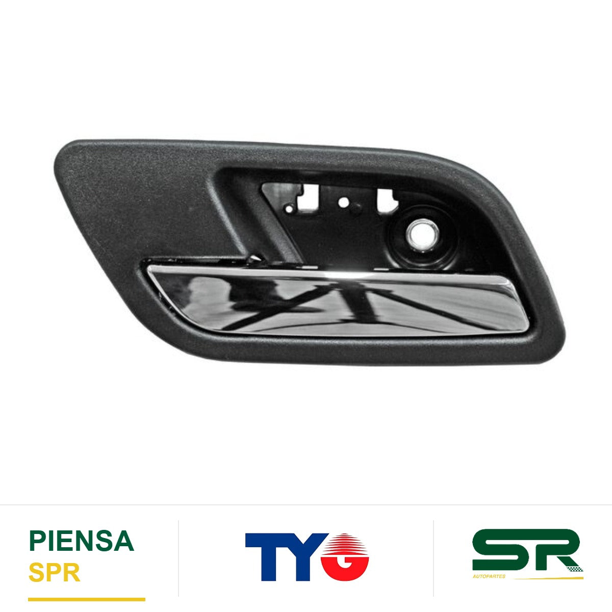 MANIJA INTERIOR TRASERA IZQUIERDA CROMADA PLÁSTICO CADILLAC ESCALADE / EXTERIOR / ESV 2007-2013 NEGRO TYG