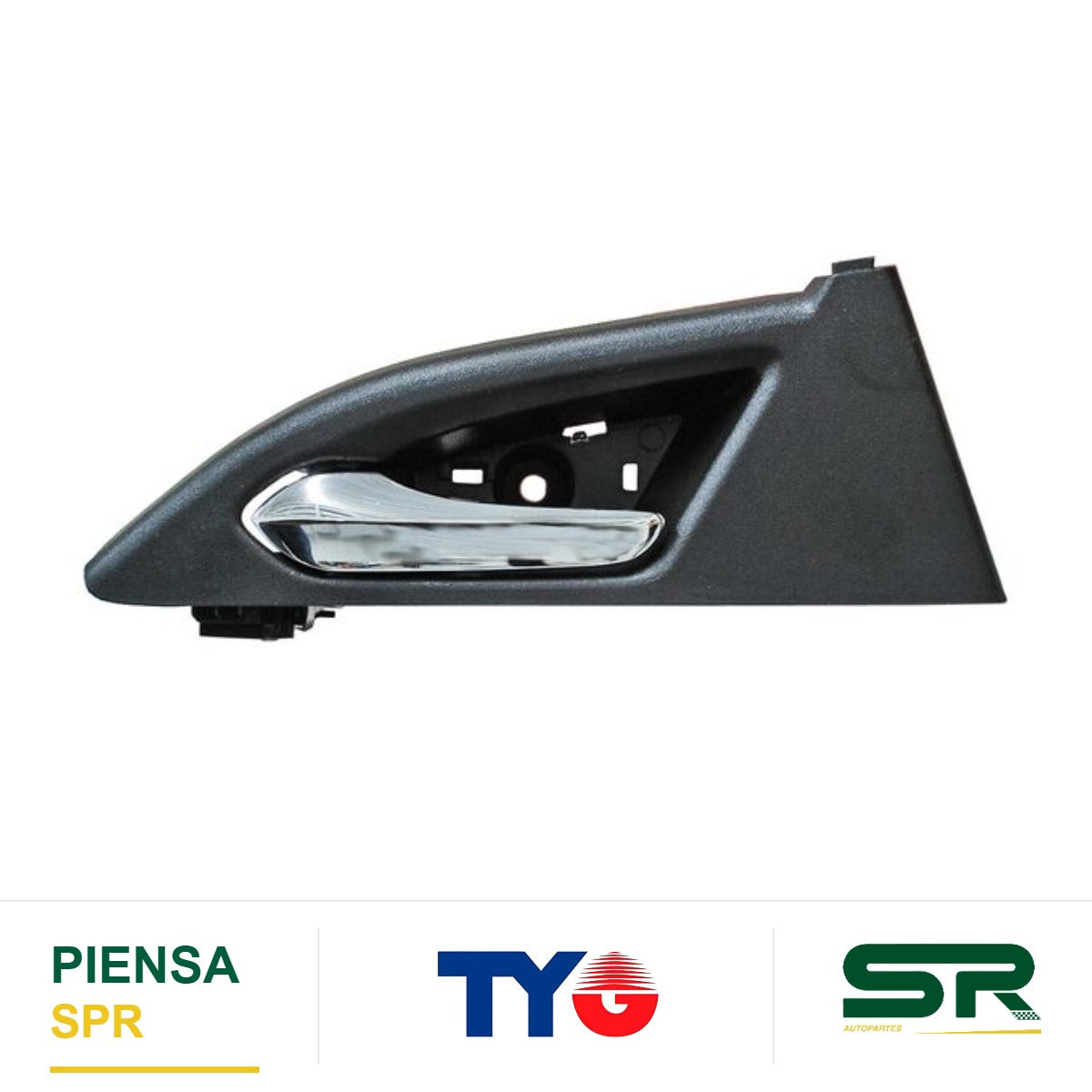 MANIJA INTERIOR TRASERA IZQUIERDA NEGRA CROMADA PLÁSTICO CADILLAC CTS 2008-2013 TYG
